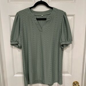 Elegant Green Women's Top